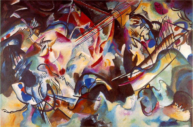 Composition Vi 1913 Wassily Kandinsky Abstract Oil Painting - Click Image to Close